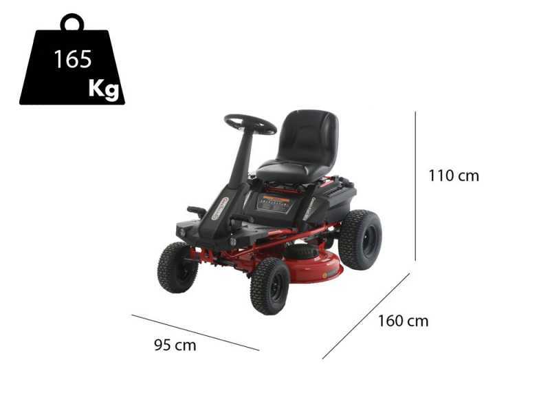 GeoTech-Pro Green-Kart 76 - Tractor cortac&eacute;sped de bater&iacute;a 48 V/50 Ah - salida lateral y mulching