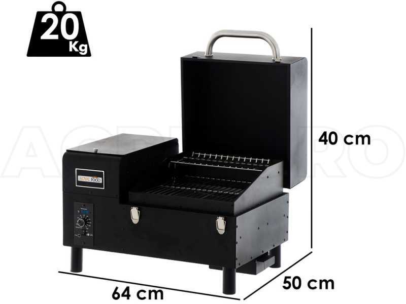 Royal Food Pelletto 130 - Barbacoa port&aacute;til a pellet