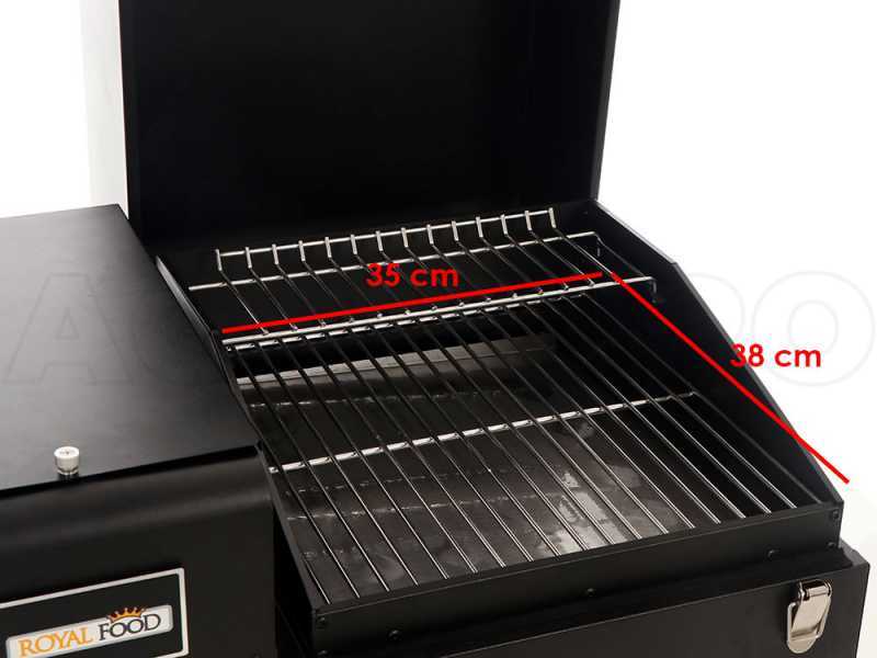 Royal Food Pelletto 130 - Barbacoa port&aacute;til a pellet