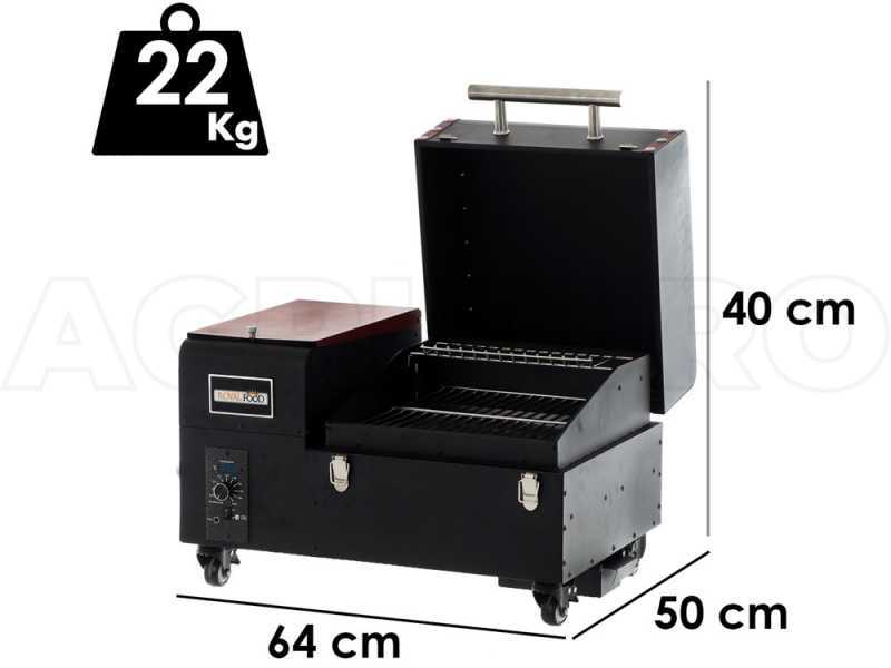 Royal Food Pelletto 140 W - Barbacoa port&aacute;til de pellet