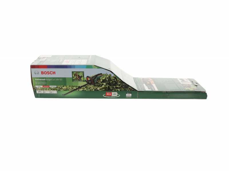 Cortasetos de bater&iacute;a de litio BOSCH UniversalHedgeCut 18 V - Cuchilla 50 cm - SIN BATER&Iacute;A NI CARGADOR