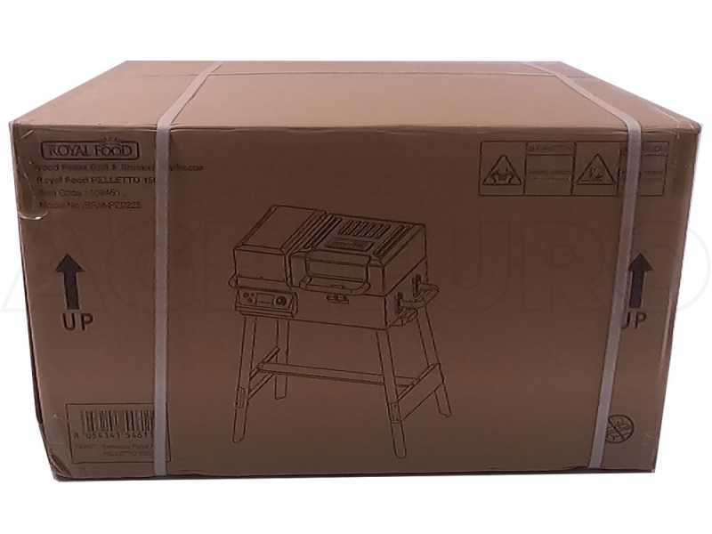 Royal Food Pelletto 150 L - Barbacoa de pellet