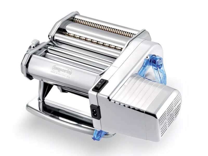 Imperia Electric iPasta Inox - M&aacute;quina de hacer pasta el&eacute;ctrica/manual 65W