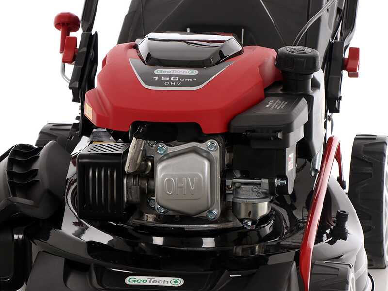 Cortac&eacute;sped de gasolina autopropulsado GeoTech S46-150 BMSG - 4 en 1 - cuchilla de 46 cm