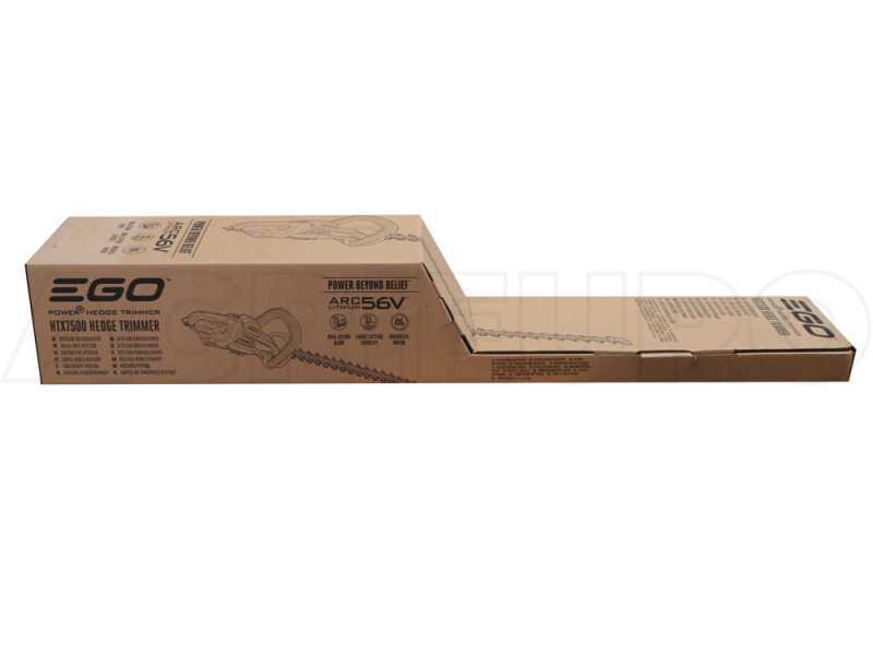 Cortasetos de mochila EGO HTX 7500 con bater&iacute;a Professional-X EGO BAX1500 da 56 V - 28 Ah