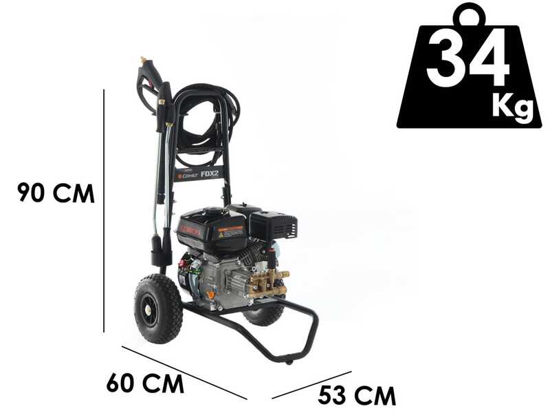 Hidrolimpiadora de gasolina Comet FDX2 CXD 10/220 - Motor Loncin G200FA