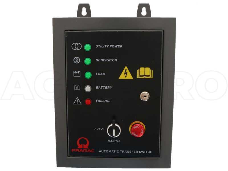 Panel ATS monof&aacute;sico Pramac para generador WS 6200 ES ATS