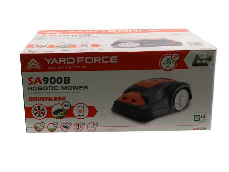 Robot cortec&eacute;sped Yard Force SA900B - Gesti&oacute;n per medio de APP - Bluetooth integrado