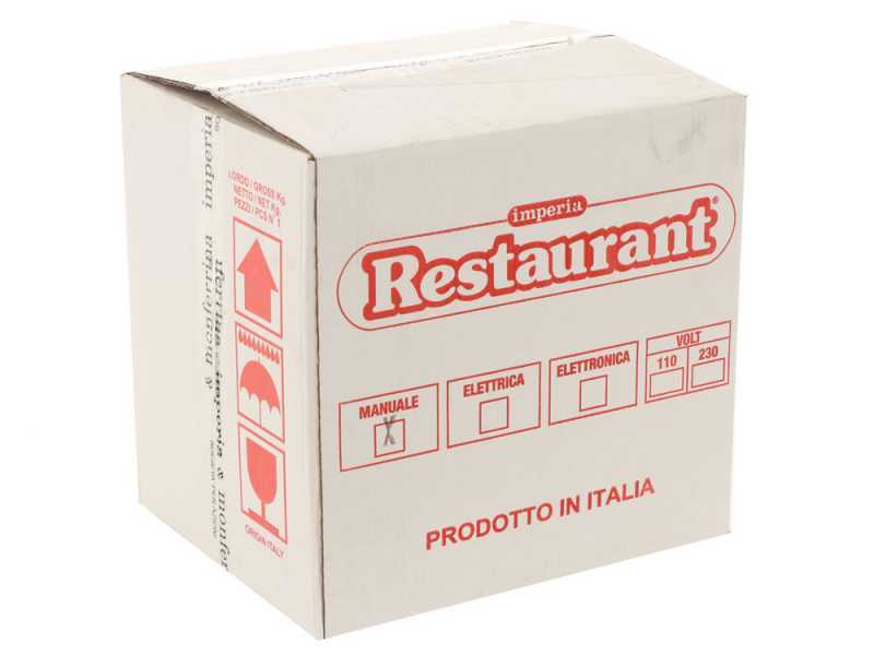 M&aacute;quina de hacer pasta manual - Imperia New Restaurant manual