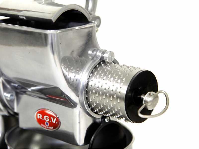 RGV Robusta White - Rallador El&eacute;ctrico de Mesa  en aluminio - 450 W