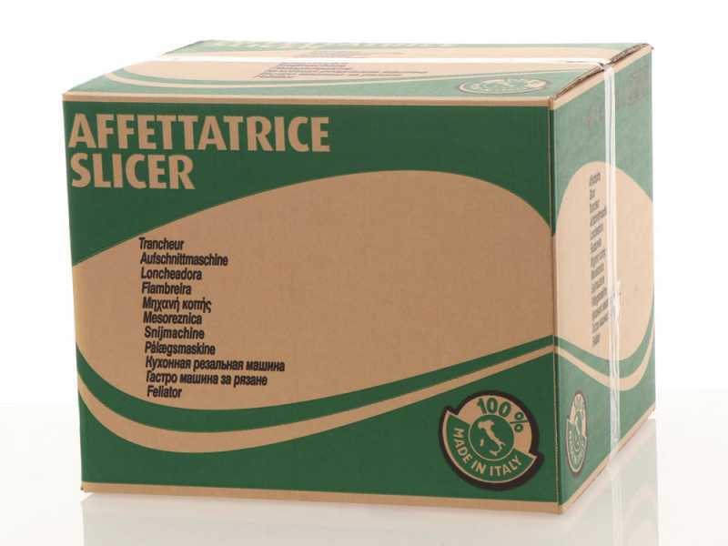 RGV Desy AF 275 F Silver - Cortadora de fiambre con cuchilla templada 275 mm - 150 W