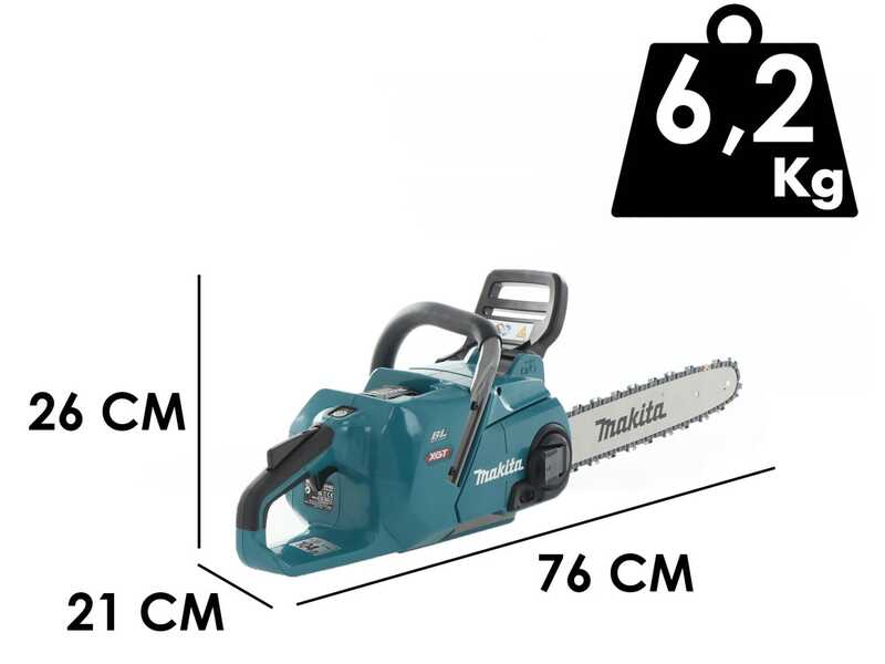 Makita UC016GZ - Electrosierra de bater&iacute;a - Espada de 40 cm - BATER&Iacute;A Y CARGADOR NO EST&Aacute;N INCLUIDOS