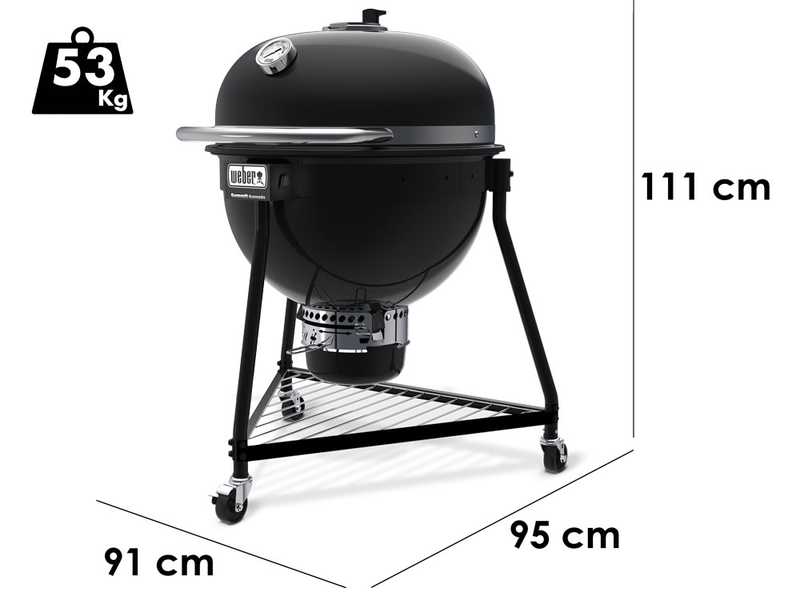 Weber Summit Kamado E6 -Barbacoa de carb&oacute;n