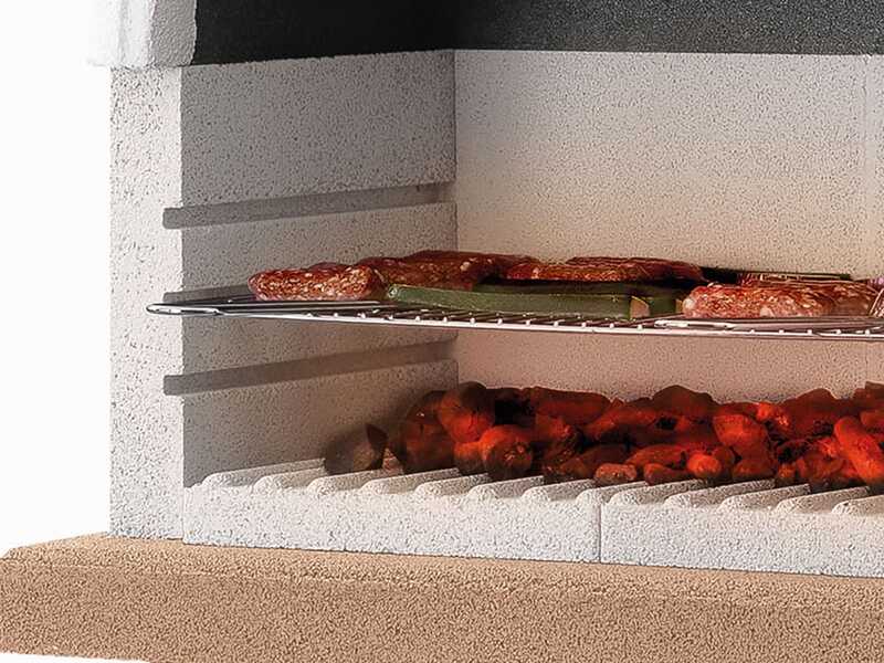 Palazzetti Rimini - Barbacoa de obra de le&ntilde;a y carb&oacute;n