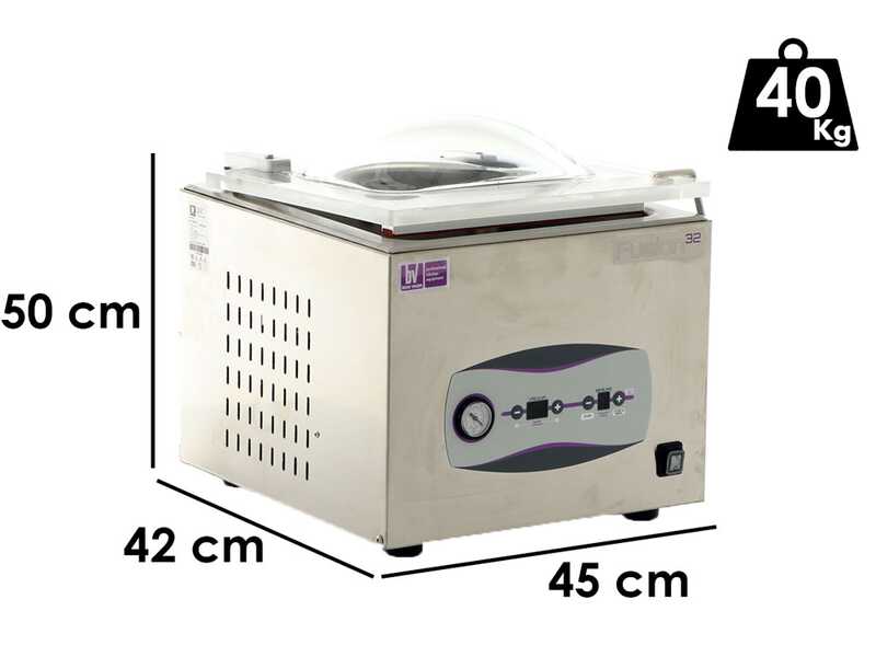 Besser Vacuum Fusion32 - Envasadora al vac&iacute;o de campana - Barra de soldadura de 30 cm