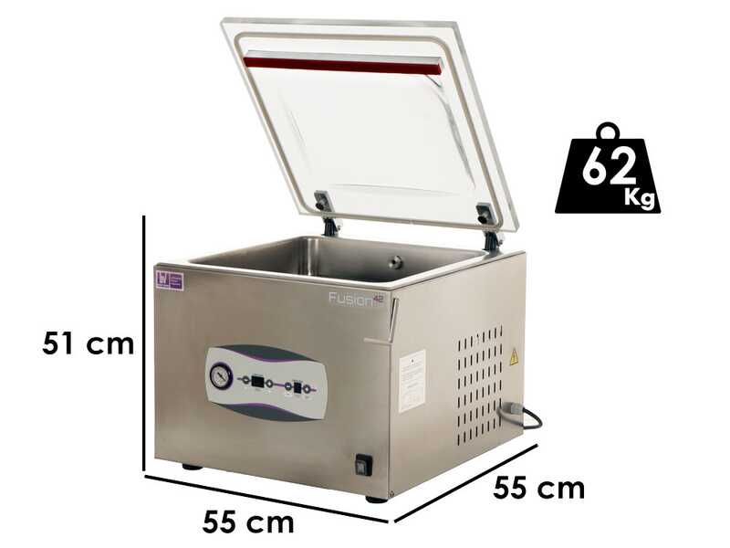 Besser Vacuum Fusion 42 - Envasadora al vac&iacute;o de campana - Barra de soldadura de 42 cm
