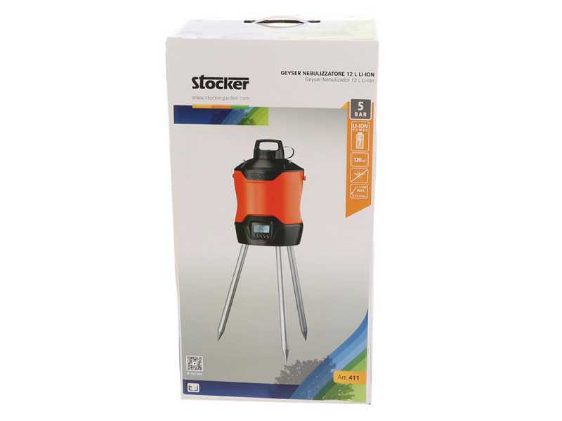 Stocker Geyser 12 L - Nebulizador repelente de mosquitos para jardin de bater&iacute;a - 12 V 2,5 Ah