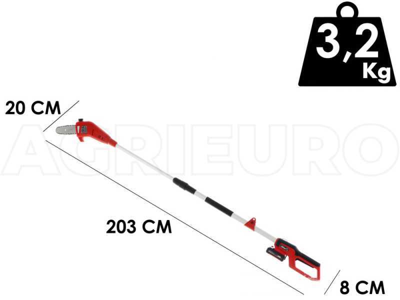 Podadora de bater&iacute;a con p&eacute;rtiga y barra alargadora Einhell GC-LC 18/20 Li T - SIN BATER&Iacute;A NI CARGADOR