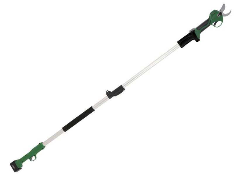 Tijeras de poda de bater&iacute;a con barra alargadora GreenBay TopCut 32 - 2x 16.8 V - 2 Ah - 150/210 cm