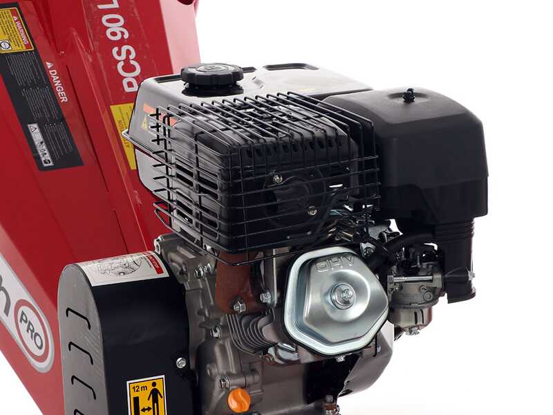 GeoTech PRO PCS 90 L - Biotrituradora de gasolina profesional - Motor Loncin G270F