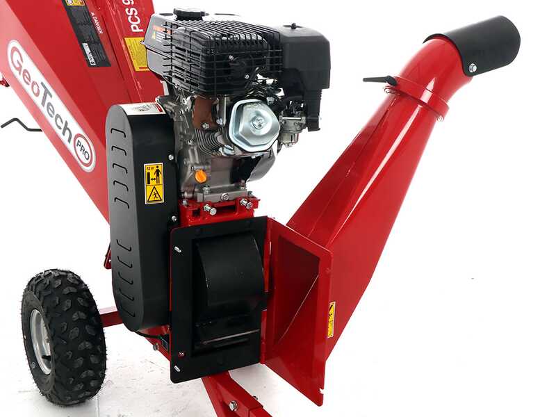 GeoTech PRO PCS 90 L - Biotrituradora de gasolina profesional - Motor Loncin G270F