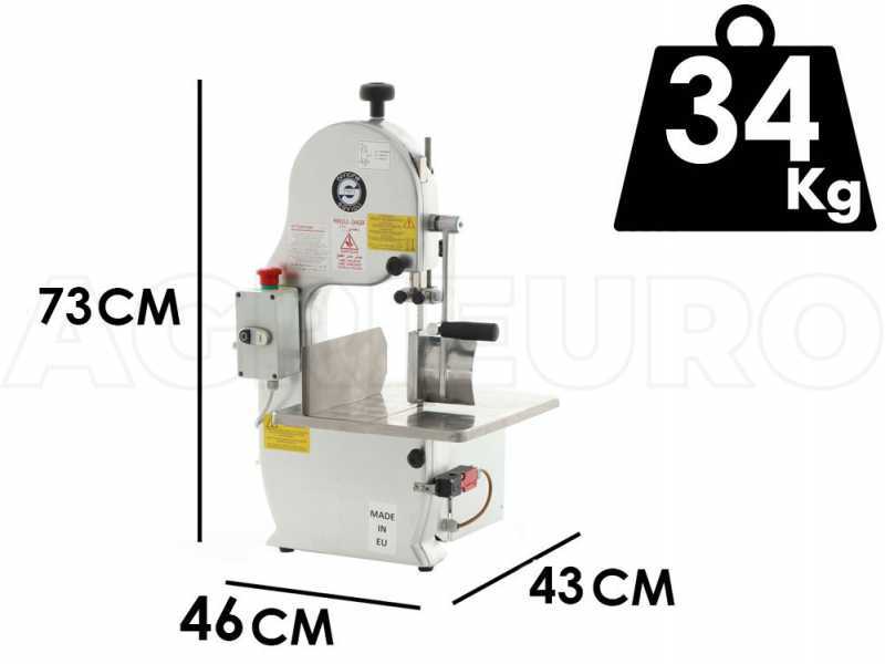 Sierra de huesos Savioli 200 pintada - Cuchilla de 1520 - Monof&aacute;sica - Sierra de cinta