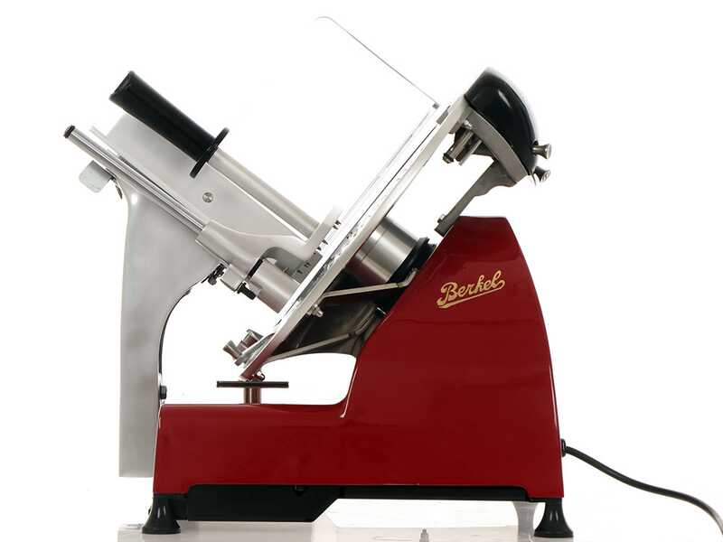 Berkel Red Line 300 Roja - Cortadora de fiambre con cuchilla de acero cromado de 300 mm