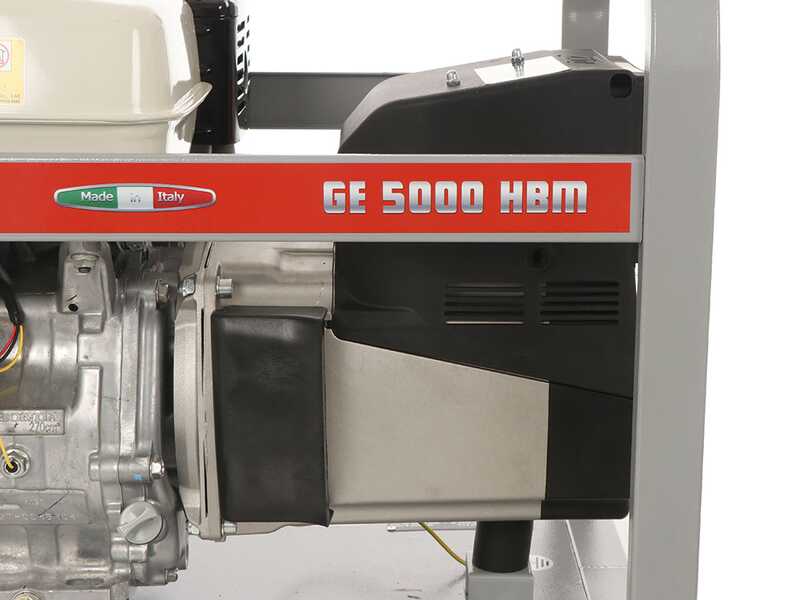 MOSA GE 5000 HBM AVR - Generador de corriente a gasolina con placa AVR 4.5 kW - Continua 3.6 kW Monof&aacute;sica - Motor Honda GX270