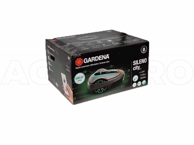 Robot cortac&eacute;sped Gardena SILENO city 600 - Conexi&oacute;n Bluetooth - Anchura de corte 16 cm