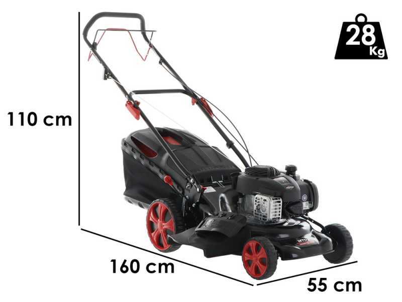 Cortac&eacute;sped de gasolina autopropulsado MTD SMART 46 SPBS/N - 4 en 1 - Motor B&amp;S 450E - cuchilla de 46 cm