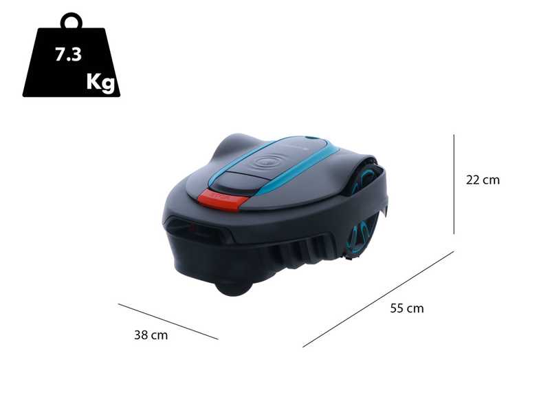 Robot cortac&eacute;sped Gardena SILENO city 600 set Smart - Gesti&oacute;n Gardena Smart App