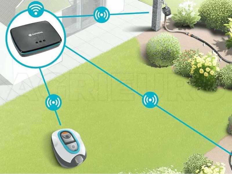 Robot cortac&eacute;sped Gardena SILENO city 600 set Smart - Gesti&oacute;n Gardena Smart App