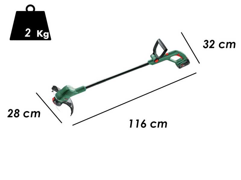 Bosch EasyGrassCut 18V/26 - Cortabordes de bater&iacute;a - 18V 2Ah