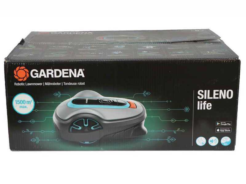 Gardena SILENO life 1500 set Smart  - Robot cortac&eacute;sped - Anchura de corte 22 cm - Gesti&oacute;n Gardena Smart App
