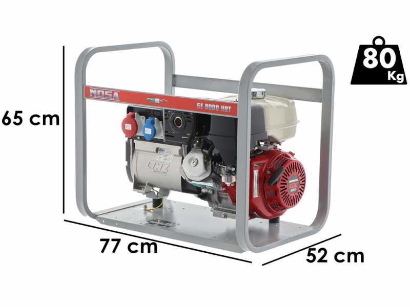 MOSA GE 8000 HBT - Generador de corriente 6.4 KW trif&aacute;sica - Alternador italiano