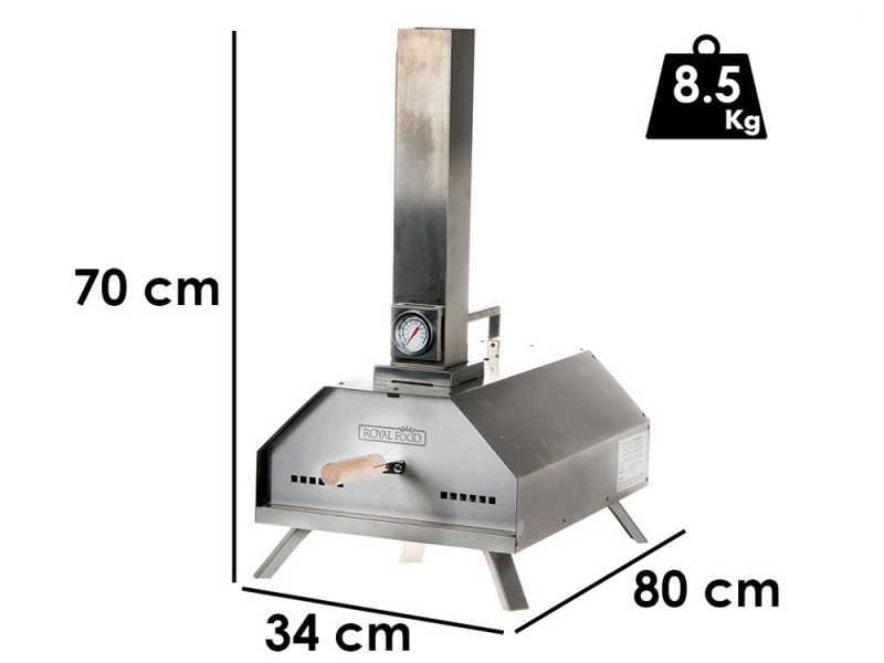 Royal Food CHIPSY 11 - Horno de pellets para pizza  - Capacidad de cocci&oacute;n: 1 pizza