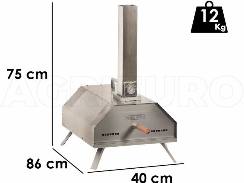 Royal Food CHIPSY 13 - Horno de pellets para pizza - Capacida de cocci&oacute;n: 1 pizza