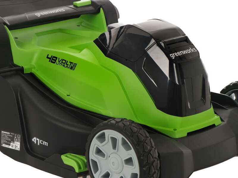 Cortac&eacute;sped el&eacute;ctrico de bater&iacute;a Greenworks G48LM41 48V - 41 cm - SIN BATER&Iacute;A NI CARGADOR