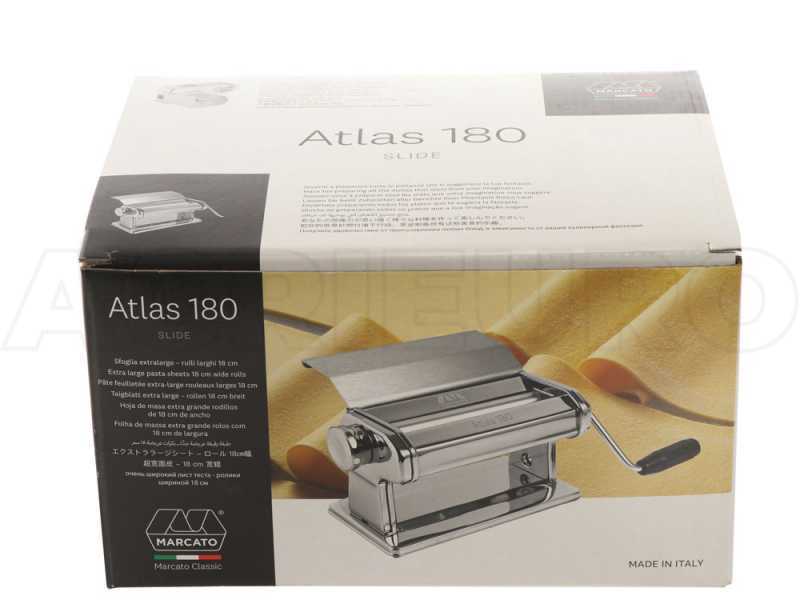 Marcato Atlas 180 Roller Slide - M&aacute;quina de hacer pasta manual INOX