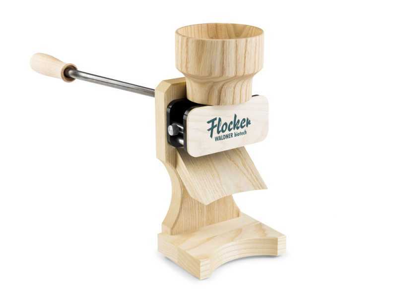 Waldner Flocker 180g - Molino de copos manual de fresno con rodillos en acero inoxidable