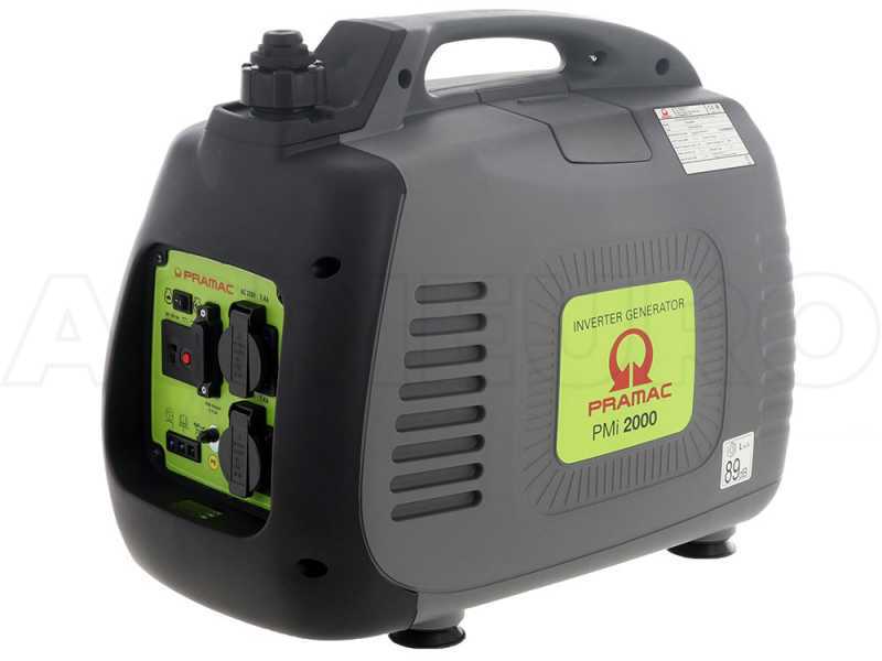 Pramac PMi2000 - Generador de corriente silencioso port&aacute;til inverter 1.9 kW - Continua 1.7 kW Monof&aacute;sica