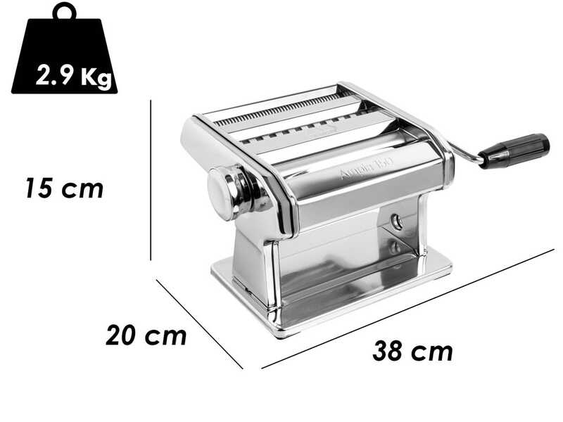 Marcato Ampia 150 - M&aacute;quina de hacer pasta manual INOX