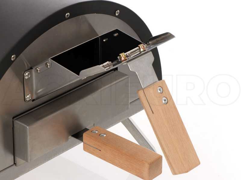 Royal Food WOODSY 13 - Horno de pellets para pizza - Capacidad de cocci&oacute;n: 1 pizza