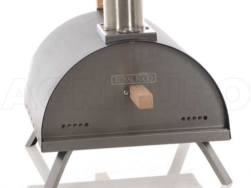 Royal Food WOODSY 13 - Horno de pellets para pizza - Capacidad de cocci&oacute;n: 1 pizza