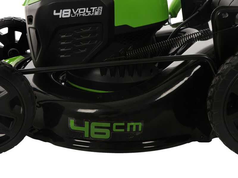 Cortac&eacute;sped de bater&iacute;a Greenworks GD48LM46SP 48 V - 46 cm - SIN BATER&Iacute;AS NI CARGADOR