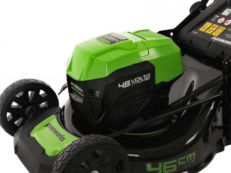 Cortac&eacute;sped de bater&iacute;a Greenworks GD48LM46SP 48 V - 46 cm - SIN BATER&Iacute;AS NI CARGADOR