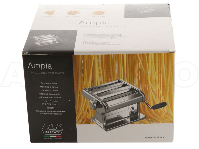 Marcato Ampia 180 - M&aacute;quina de hacer pasta manual INOX