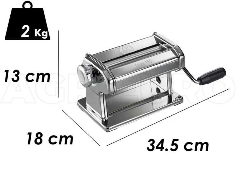 Marcato Atlas 150 Roller - M&aacute;quina de hacer pasta manual INOX