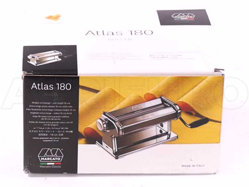 Marcato Atlas 180 Roller - M&aacute;quina de hacer pasta manual INOX
