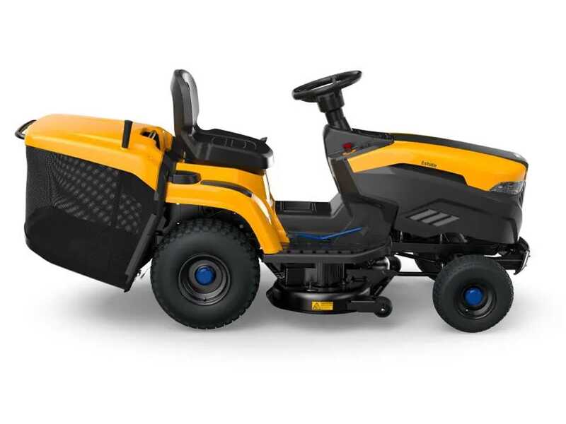Stiga Estate 384e - Tractor cortac&eacute;sped de bater&iacute;a - Recogedor - Potencia 48V/30Ah